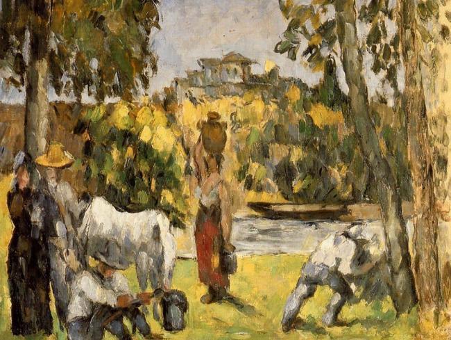 Paul Cézanne 0040法国画家保罗塞尚paul cezanne后印象派新印象派人物风景肖像静物油画装饰画
