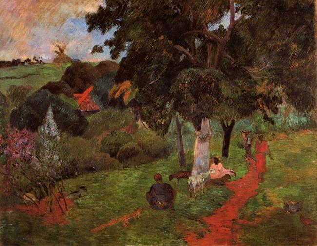 Paul Gauguin 0131法国画家保罗高更paul gauguin后印象主义风景人物田园自然静物油画装饰画