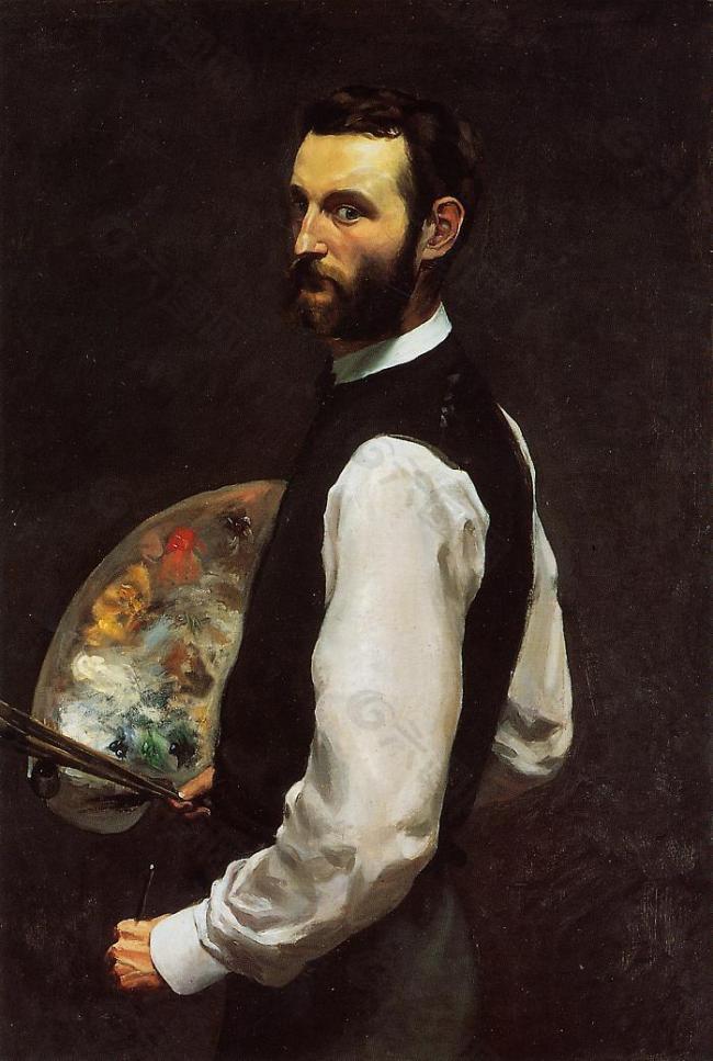 Jean Frédéric Bazille 0003法国画家弗雷德里克巴齐耶frederic bazille印象派人物风景人体静物油画装饰画