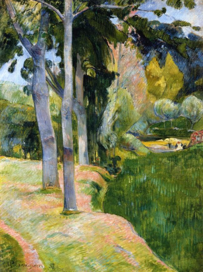 Paul Gauguin 0255法国画家保罗高更paul gauguin后印象主义风景人物田园自然静物油画装饰画