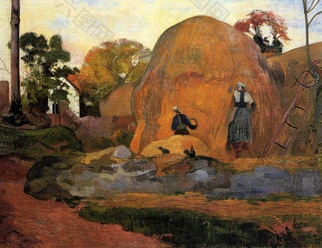 Paul Gauguin 0302法国画家保罗高更paul gauguin后印象主义风景人物田园自然静物油画装饰画