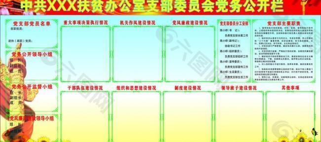 支部委员会党务公开栏图片