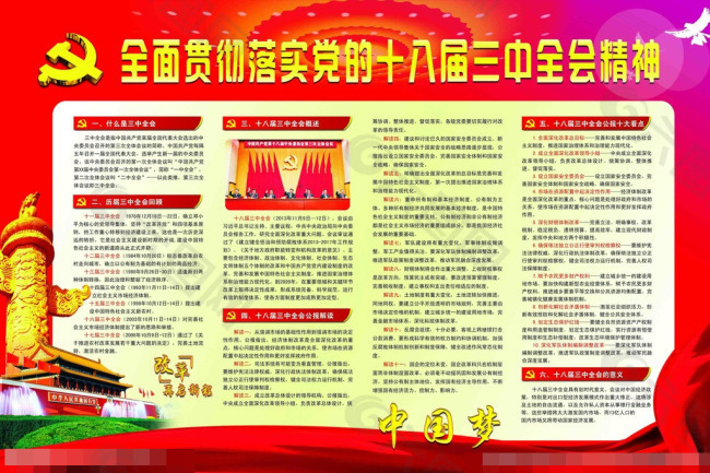 十八届三中全会模板下载