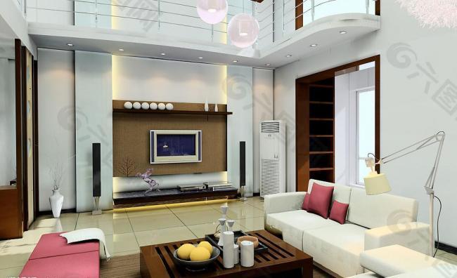 挑空客厅图片