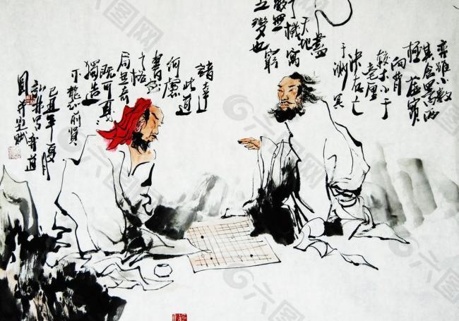 棋逢对手图片