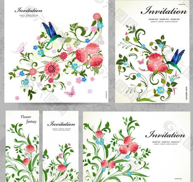 花卉卡片图片