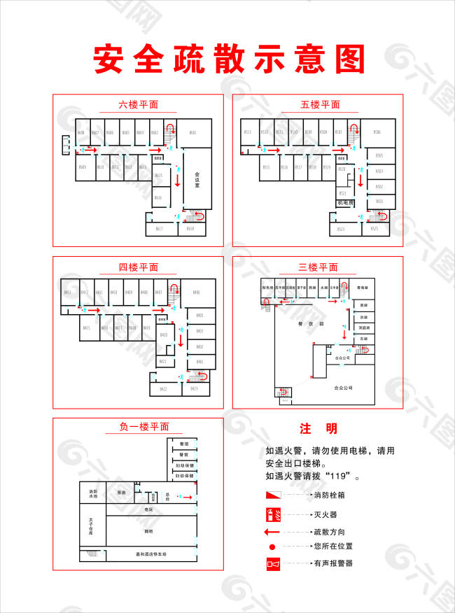 安全疏散图