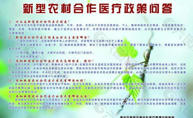 医疗政策展板图片