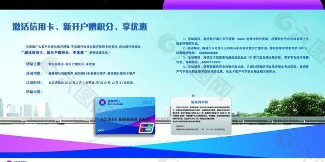 桂林银行邮简展板图片