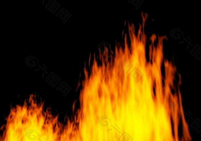 3d燃烧的火焰图片