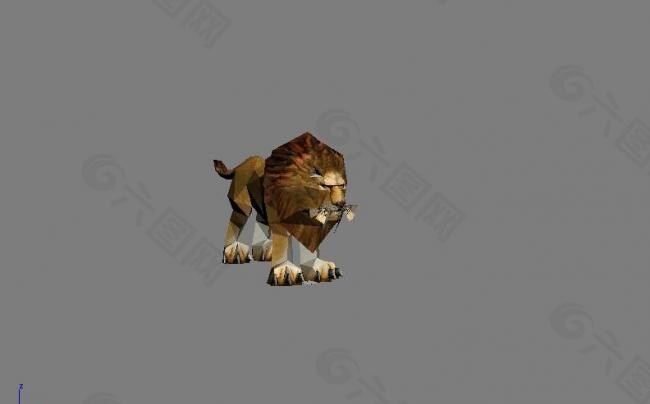 狮子 3d模型图片