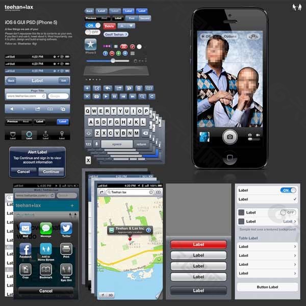 iOS6手机界面