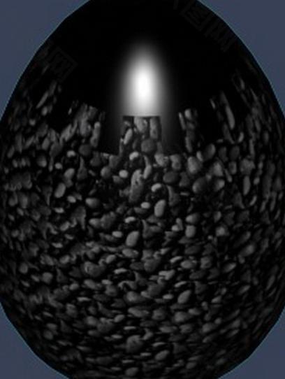 max 3d 模型 鸡蛋图片