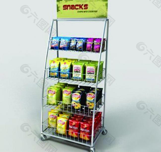 超市物品3d max模型图片