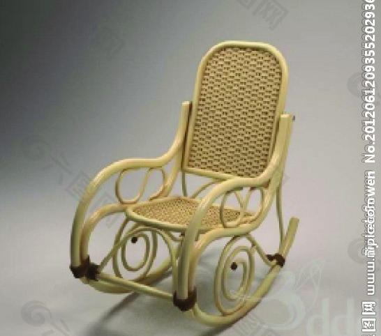 中式休闲椅3d max模型图片