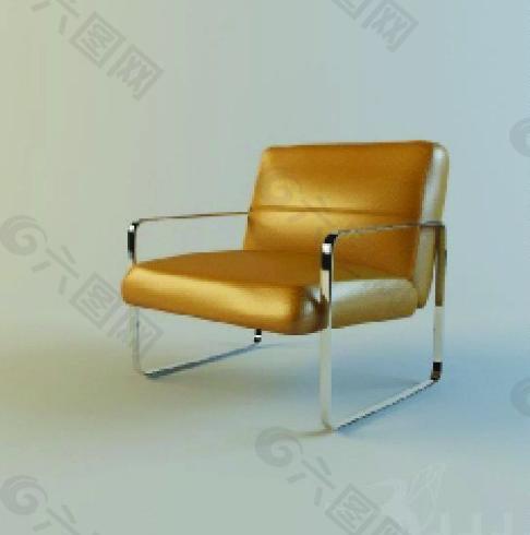 现代休闲椅3d max模型图片