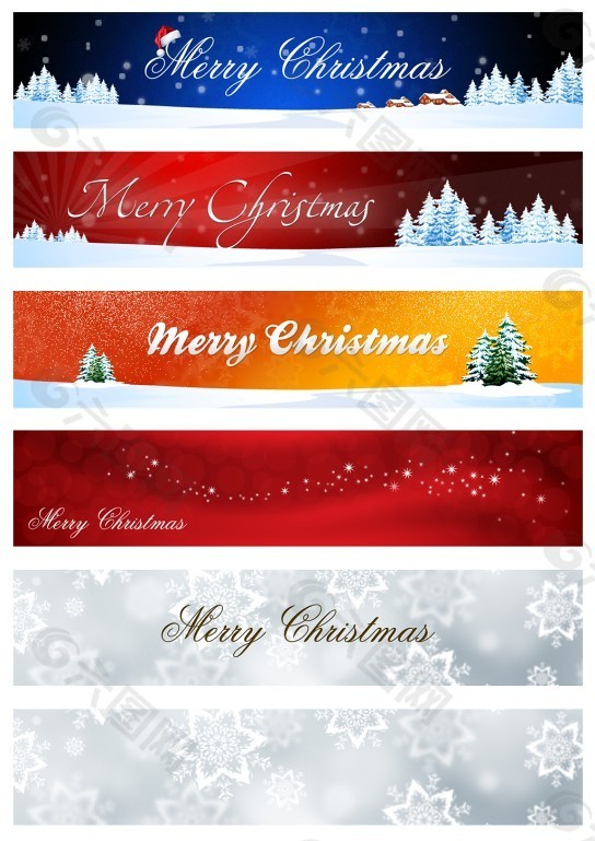 淘宝圣诞节Banners
