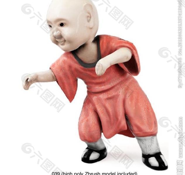 古代饰品 和尚图片