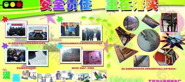 安全责任展板图片