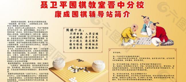 围棋简介展板图片