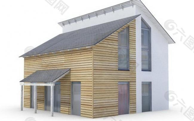 室外建筑 建筑模型图片