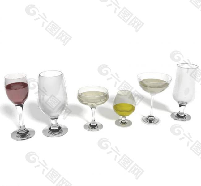 酒杯 酒杯模型图片