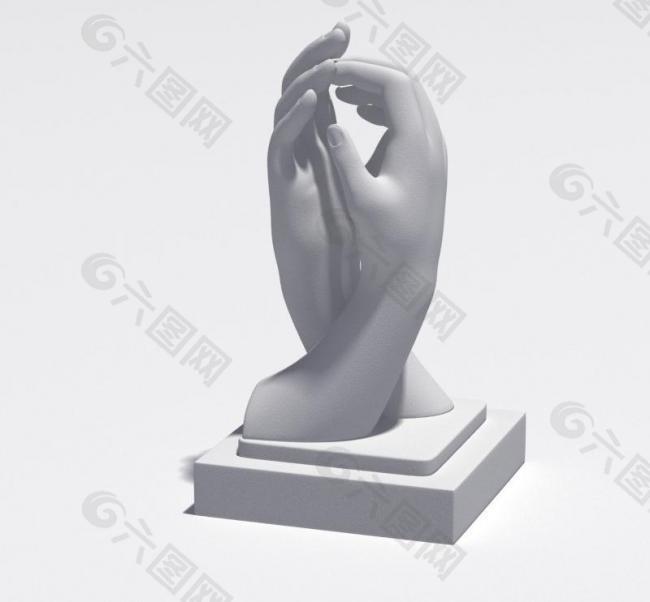 手 雕塑模型图片