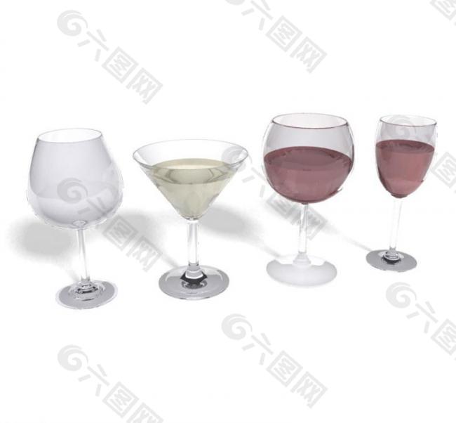酒杯 酒杯模型图片