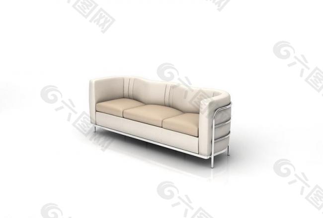 沙发 max模型图片