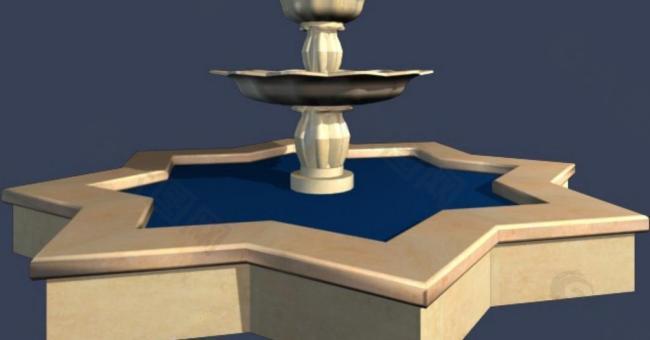 喷泉模型 小品图片