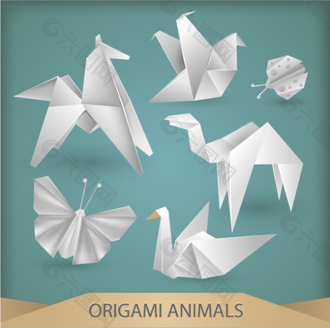 可爱折纸动物2