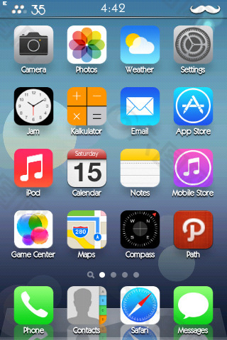 iOS 7 XPERIA X8