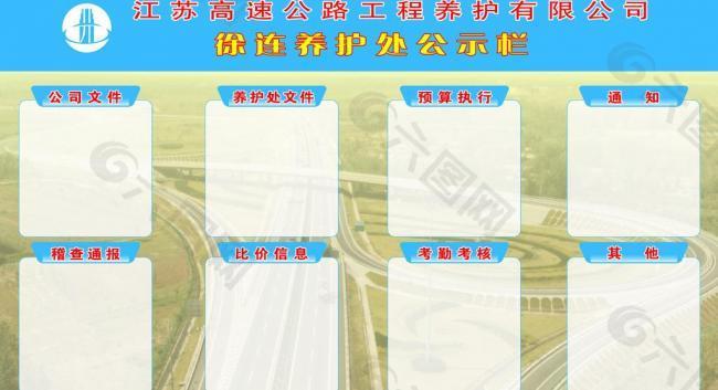 公路展板图片