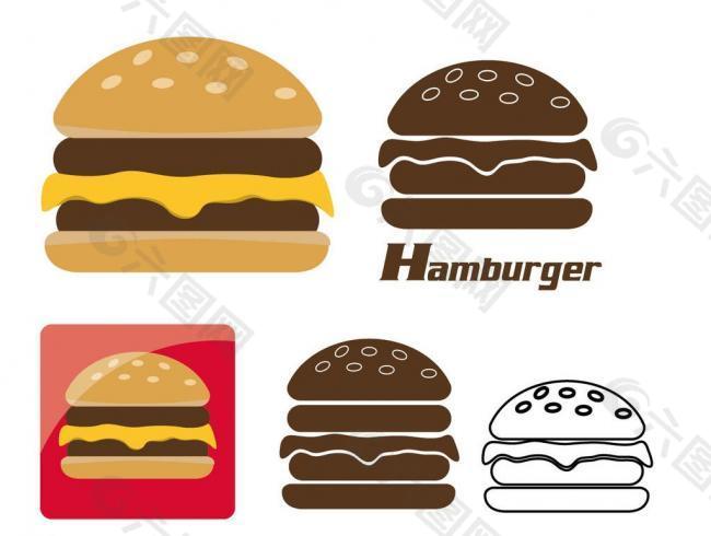 汉堡 图标图片