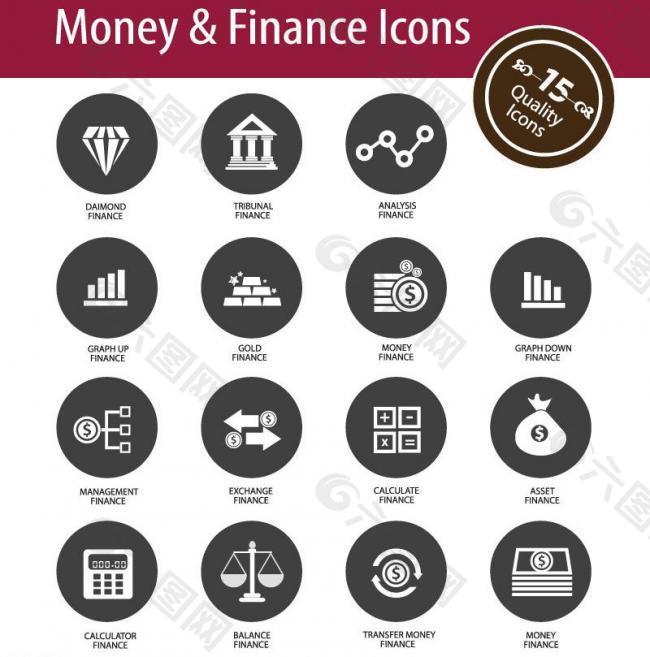 资金财务图标图片