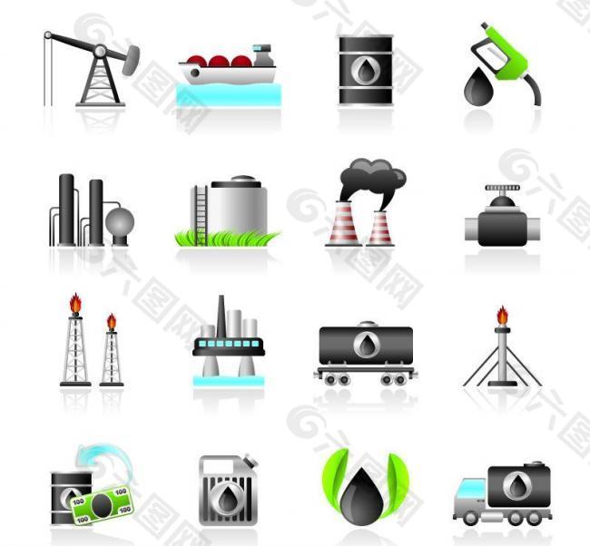 石油能源图标图片