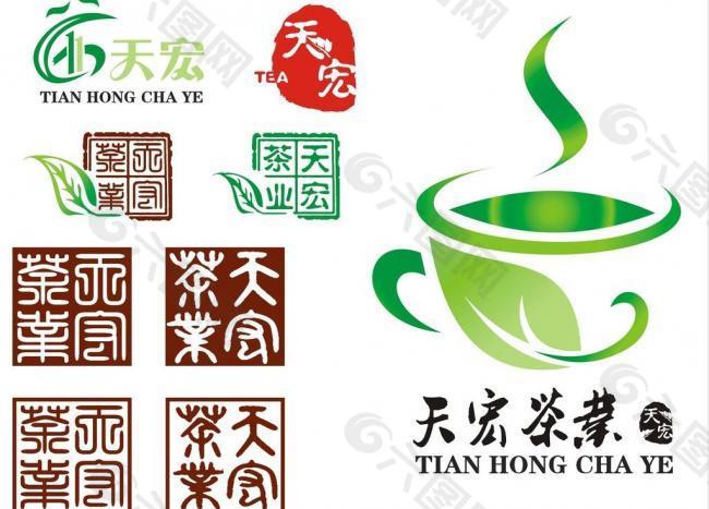 茶业logo图片