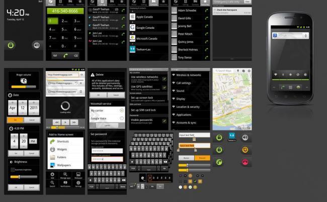 安卓手机界面设计图片