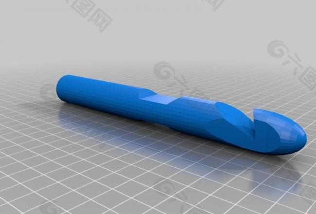 my customized parametric crochet hook