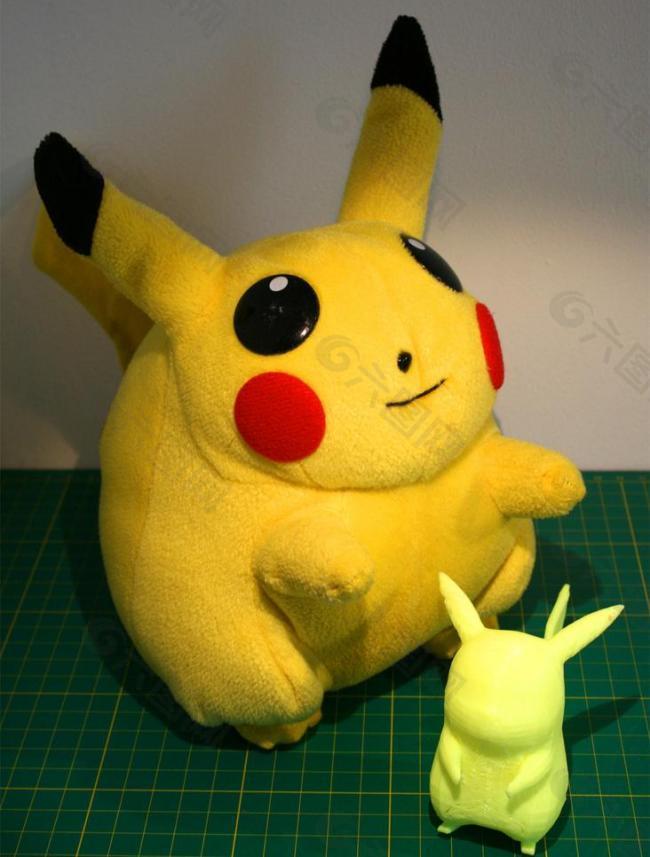 easier to print pikachu with tail and feet #30doc day 14