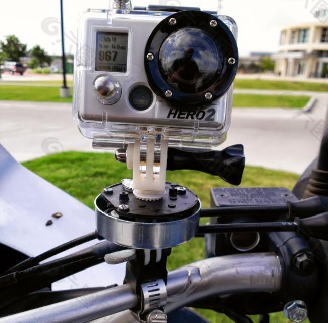 gopro kitchen timer time-lapse panning rig