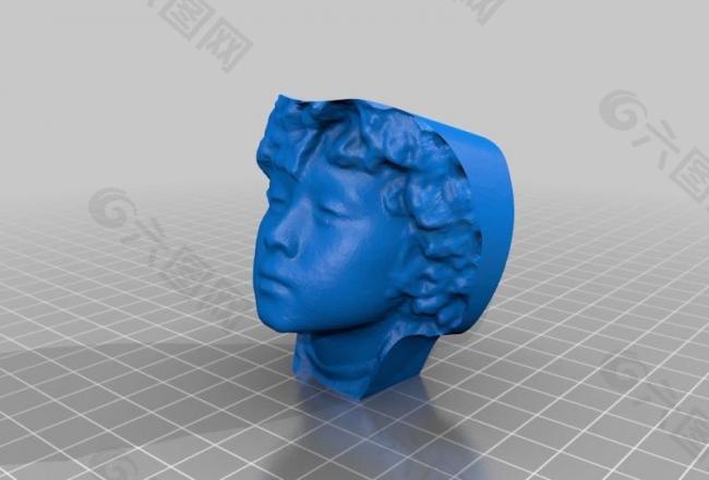 3d portrait of jasper