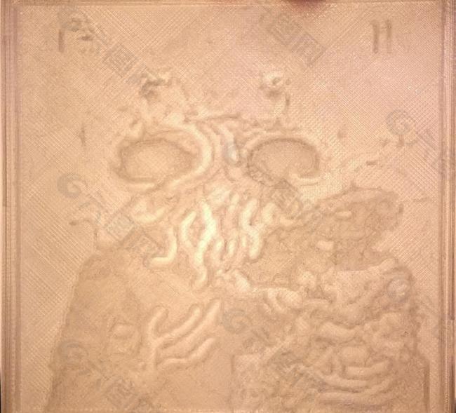 flying spaghetti monster and raptor jesus lithopane