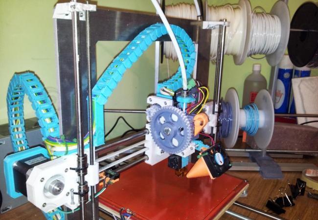 范v2，有线和长丝链安装prusa i3零件