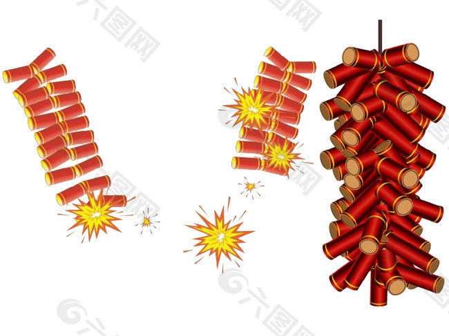 鞭炮素材