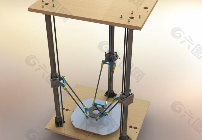 三角洲丕reprap 3d打印机