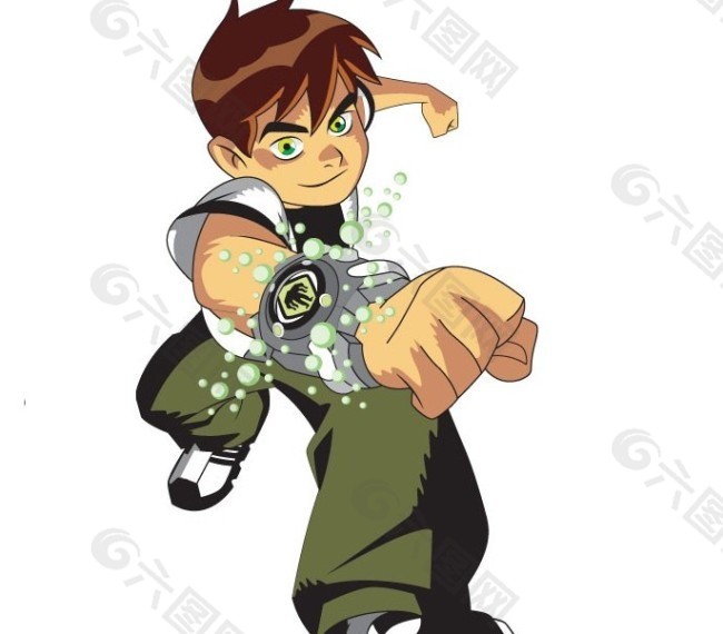 ben10经典卡通人物矢量素材