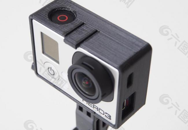 gopro hero3 mounting frame (black edition)