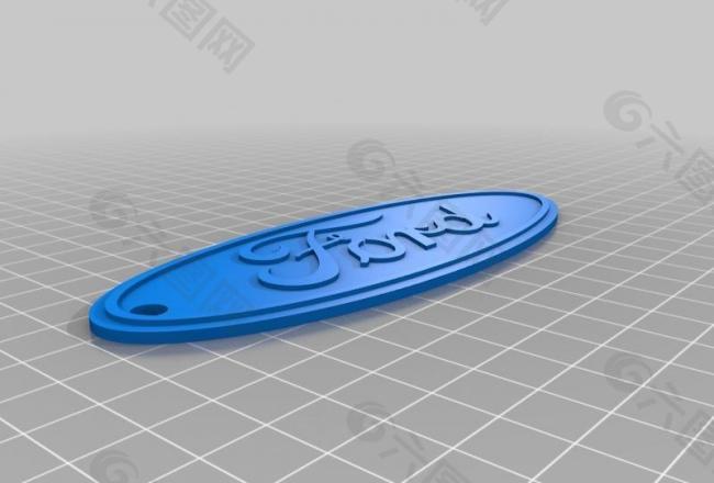 ford logo keychain