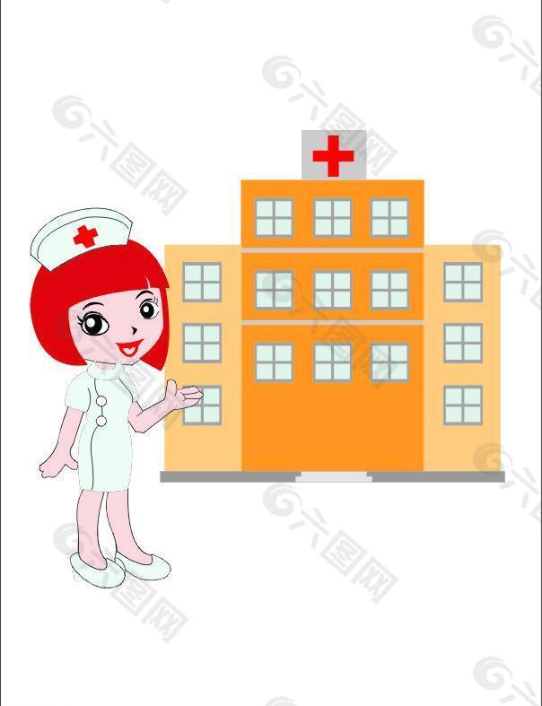 护士医院图片